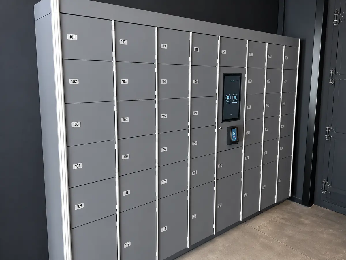 Colour Factory — London locker installation 2