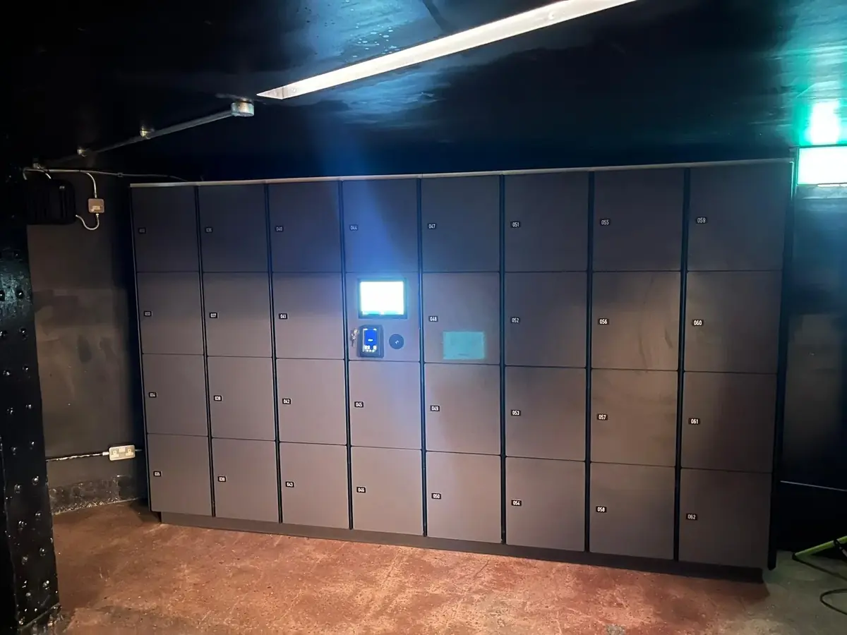Fabric — London locker installation 2