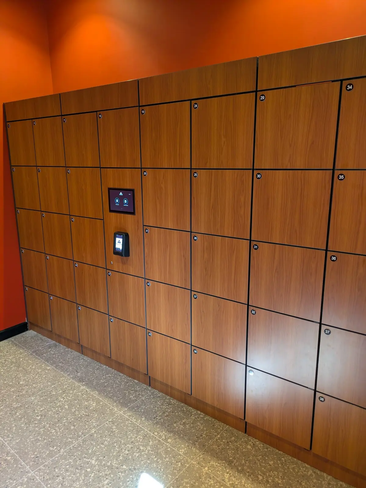Helch Market, Winchester locker installation 3