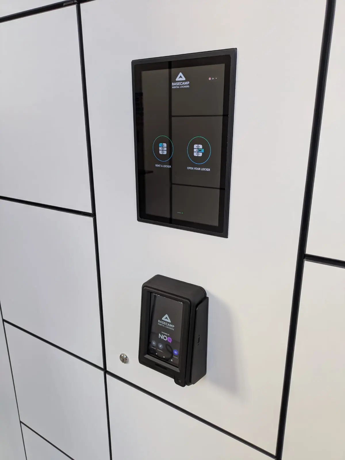Basecamp touchscreen and contactless payment terminal at MOCO Museum London