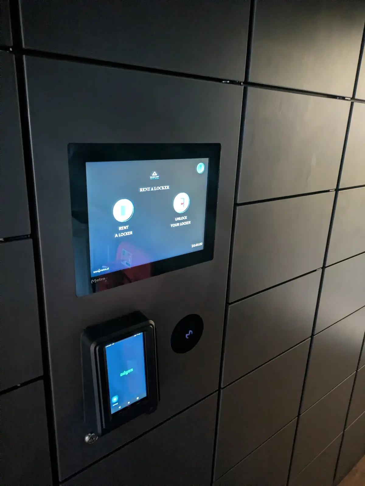 OM, London locker installation 2